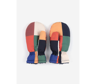 Multicolor tiles mittens - Bobo Choses