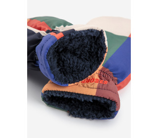 Multicolor tiles mittens - Bobo Choses