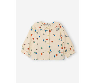 Blossom all over woven blouse - Bobo Choses