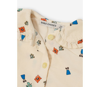 Blossom all over woven blouse - Bobo Choses