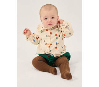 Blossom all over woven blouse - Bobo Choses