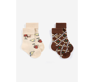 Mush Monster Duo socks 2 pack - Bobo Choses