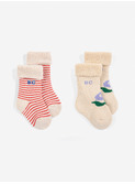 BC Stamp Bloom socks 2 pack