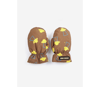 Pixel Abduction all over mittens - Bobo Choses