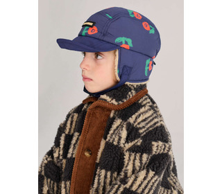 Stamps Bloom all over winter cap - Bobo Choses