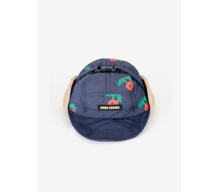Stamps Bloom all over winter cap - Bobo Choses
