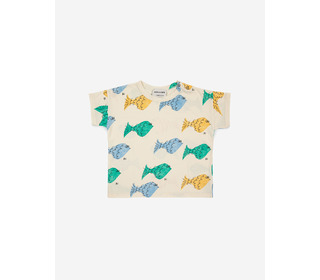 Multicolor fish all over t-shirt - Bobo Choses
