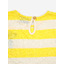 Yellow stripes ruffle t-shirt - Bobo Choses