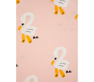 Pelican all over ruffle t-shirt│Bobo Choses