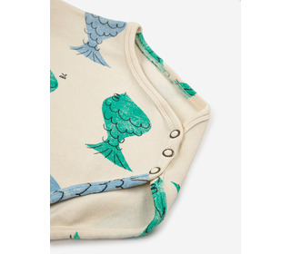 Multicolor fish all over sleeveless body - Bobo Choses