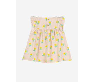 Sea flower all over ruffle dress│Bobo Choses