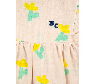 Sea flower all over ruffle dress - Bobo Choses