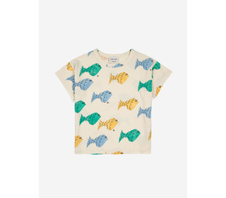 Multicolor fish all over t-shirt│Bobo Choses