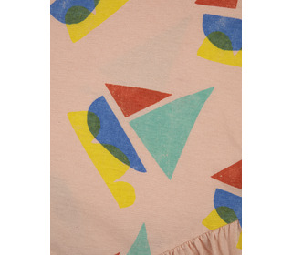Multicolor sailboat ruffle dress - Bobo Choses