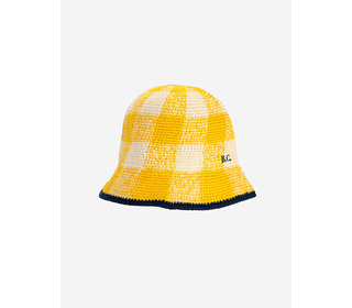 Checkered crochet hat│Bobo Choses