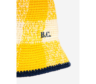 Checkered crochet hat - Bobo Choses