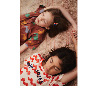 Multicolor fish all over woven shirt - Bobo Choses