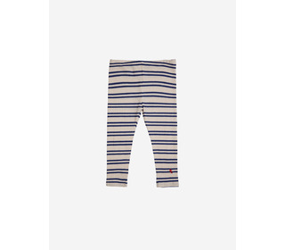 Baby Blue Stripes leggings - Bobo Choses