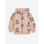 Dancing Giants all over zipped hoodie│Bobo Choses