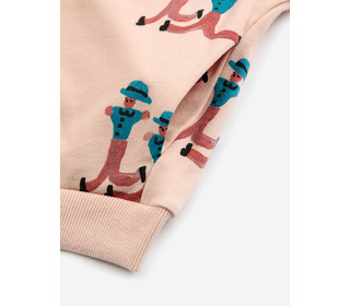 Dancing Giants all over zipped hoodie - Bobo Choses