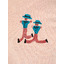 Dancing Giants all over zipped hoodie│Bobo Choses