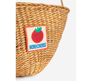 BC Tomato Patch raffia hand bag - Bobo Choses