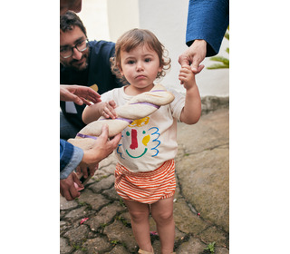 Baby Happy Mask t-shirt│Bobo Choses