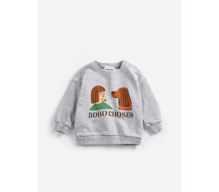 Friends in a Pickles sweatshirt - Bobo Choses