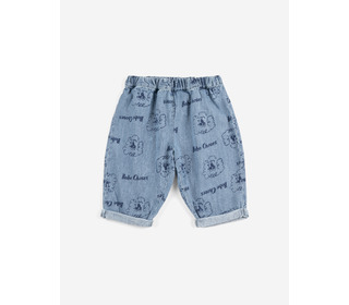 Pickles The Dog all over denim pants - Bobo Choses