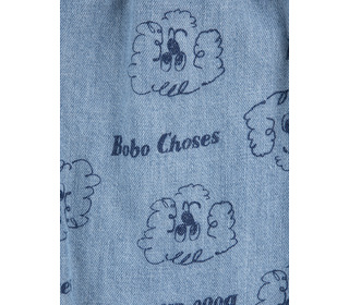 Pickles The Dog all over denim pants - Bobo Choses