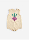 Pixel Sugar Beet knitted romper