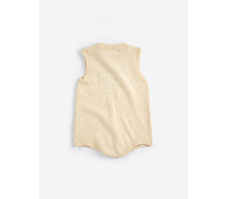 Pixel Sugar Beet knitted romper - Bobo Choses