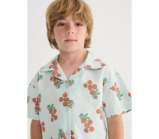 Juicy Tomatoes all over woven shirt - Bobo Choses