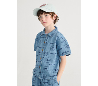 Pickles The Dog denim cap - Bobo Choses