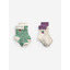 Pixel Sugar beet short socks pack x 2 - Bobo Choses