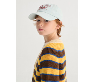 Pickles The Dog denim cap - Bobo Choses