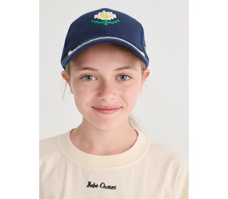 Pixel Daisy twill cap - Bobo Choses