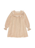 Velvet dress - macadamia