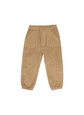 Soft velour pants - olive
