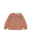 Collar t-shirt - cocoa