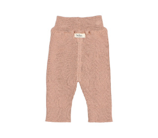 NB Rib knit leggings - antic rose - Búho