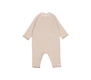 BB soft jersey stripes jumpsuit - ivory - Búho