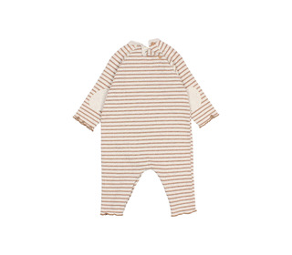 BB soft jersey stripes jumpsuit - ivory - Búho