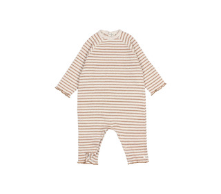 BB soft jersey stripes jumpsuit - ivory - Búho