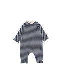 BB soft jersey stripes jumpsuit - navy