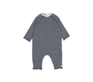 BB soft jersey stripes jumpsuit - navy - Búho