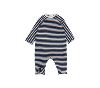 BB soft jersey stripes jumpsuit - navy - Búho
