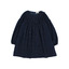 Soft velour dress - navy - Búho