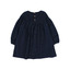Soft velour dress - navy - Búho