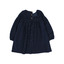Soft velour dress - navy - Búho